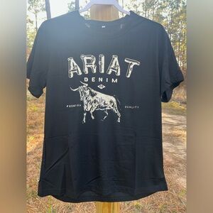 Women's Black Graphic T-Shirt Large NWOT